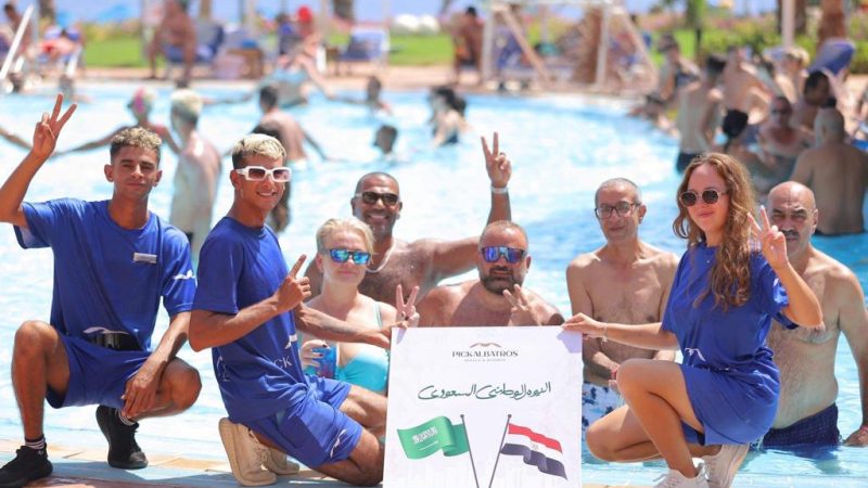 مجموعة بيك الباتروس للفنادق والمنتجعات تحتفل باليوم الوطنى السعودى داخل منتجعاتها بشرم الشيخ 